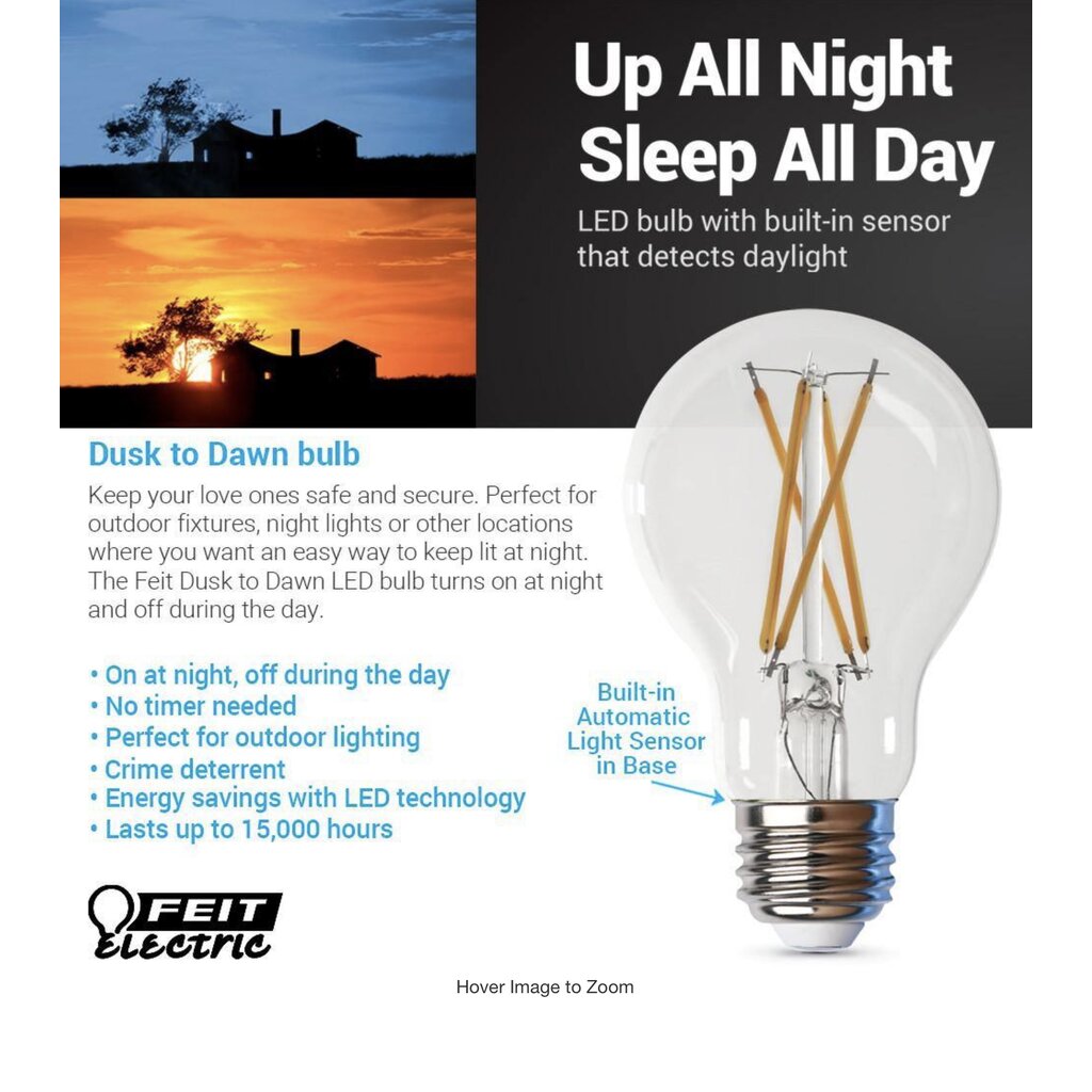 Feit Electric A800CL950CA/DD/LEDI 8.8W A19 LED Light Bulb