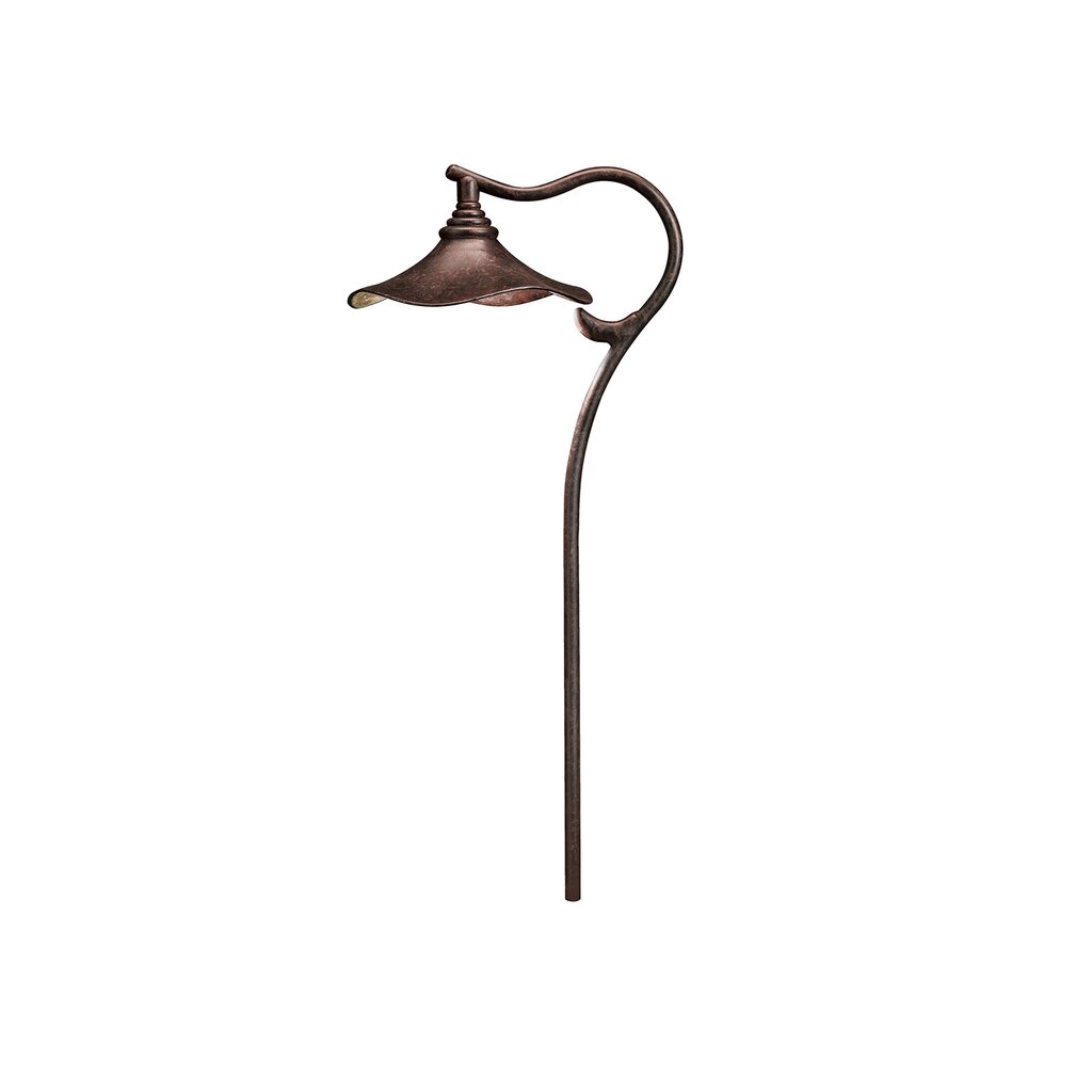 Kichler 15422AGZ Fixture COTSWOLD PATH AND SPREAD LIGHT - Curvy