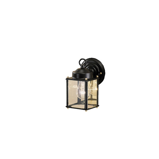 Kichler 9611BK Fixture The one light New Street Wall Lantern features