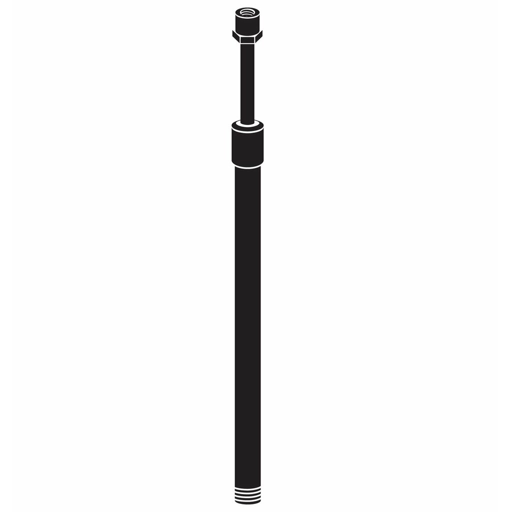 Kichler 15570BKT Adjustable Height Stem (18-33 inches) - For use with