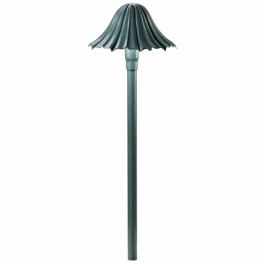 Kichler 15314MST Fixture SINGLE-TIER LEAF - Delicate leaf form casts a