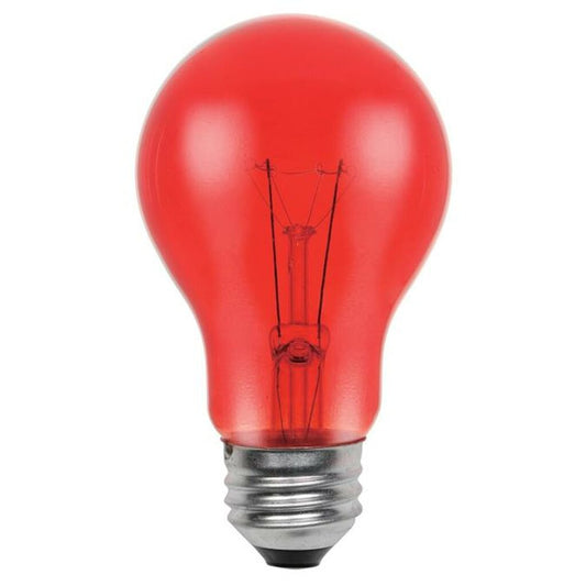 Westinghouse 0344600 25W A19 Red Incandescent Light Bulb