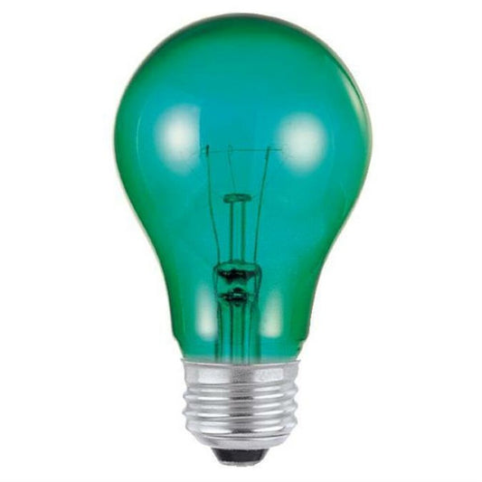 Westinghouse 0344400 25W A19 Green Incandescent Light Bulb