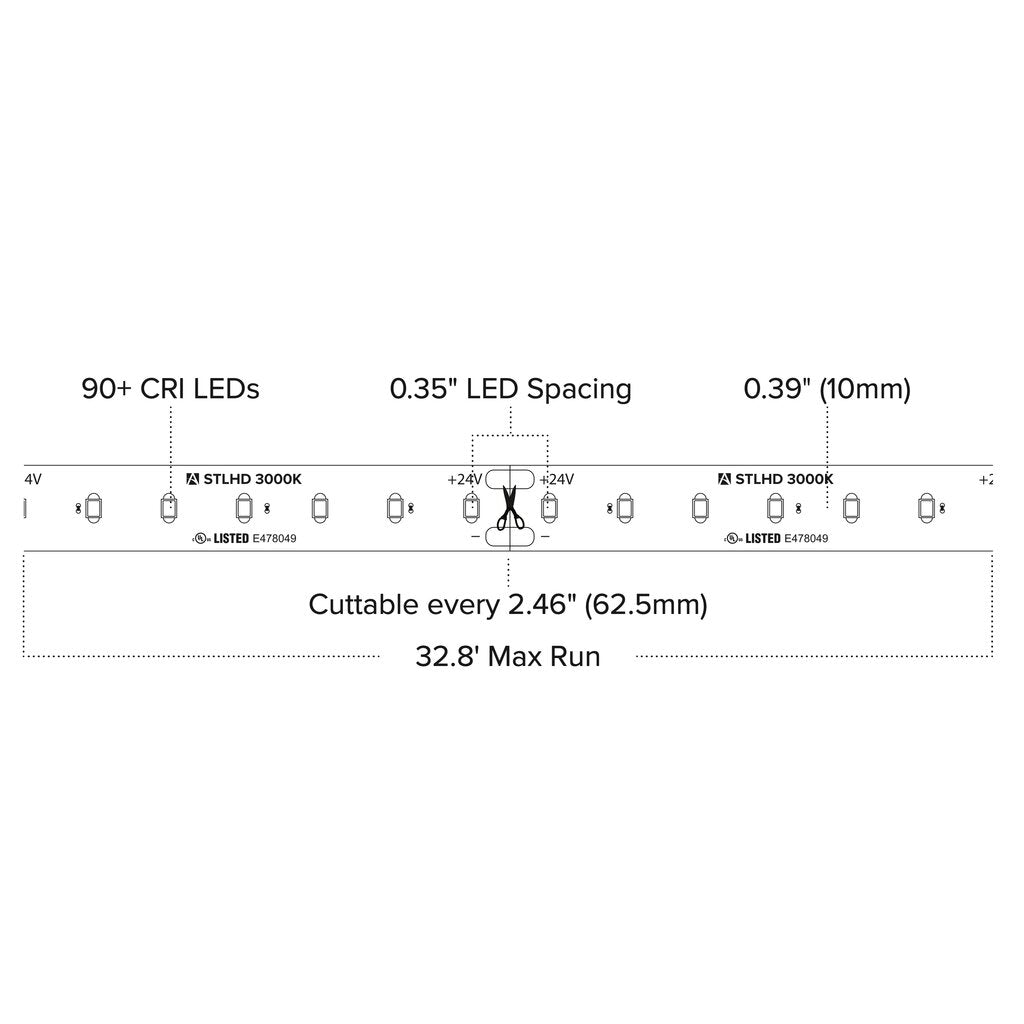 American Lighting STLHD-WW-16 2.19W LED Dimmable Fixture Trulux High