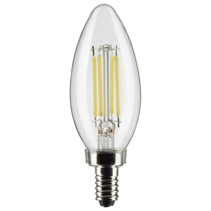6 pack - Satco S21273 5.5W B11 Warm White LED Light Bulb