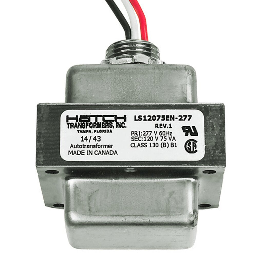 LS12075EN-277 Step Down transformer 75W Halogen LED 277 Volt Input -