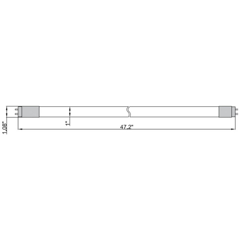 25 pack - LED One LOC-T84FT-24W50KPCF B 24W T8 LED Light Bulb