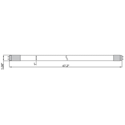 25 pack - LED One LOC-T84FT-24W50KPCF B 24W T8 LED Light Bulb