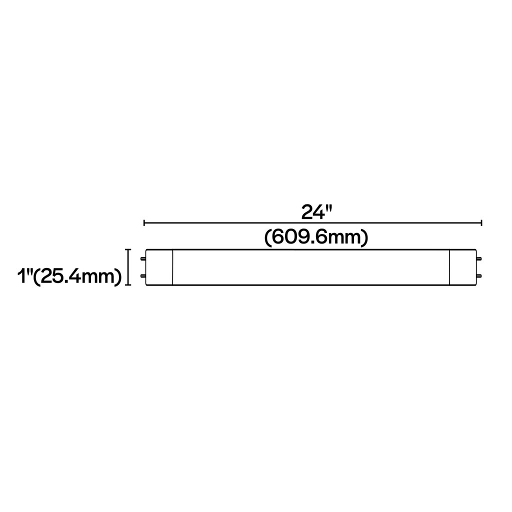 10 pack - Halco 82356 8W T8 LED Light Bulb
