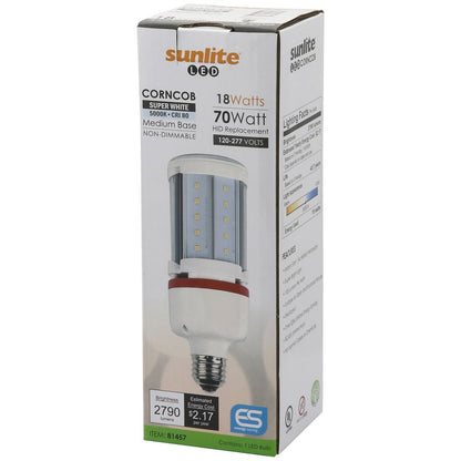 12 pack - Sunlite 81457-SU 18W POST TOP Daylight LED Light Bulb