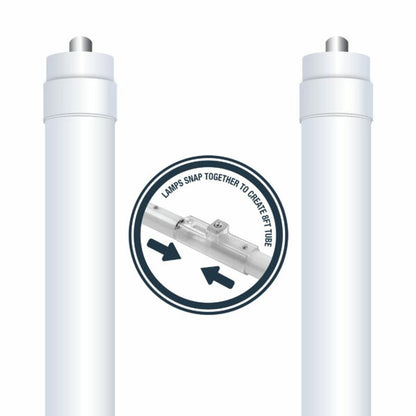 Feit Electric T96/840/B/LED 43W T8 Cool White LED Light Bulb