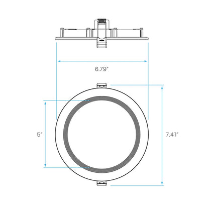 Luxrite LR23732 LED Canless Slim Dimmable Fixture