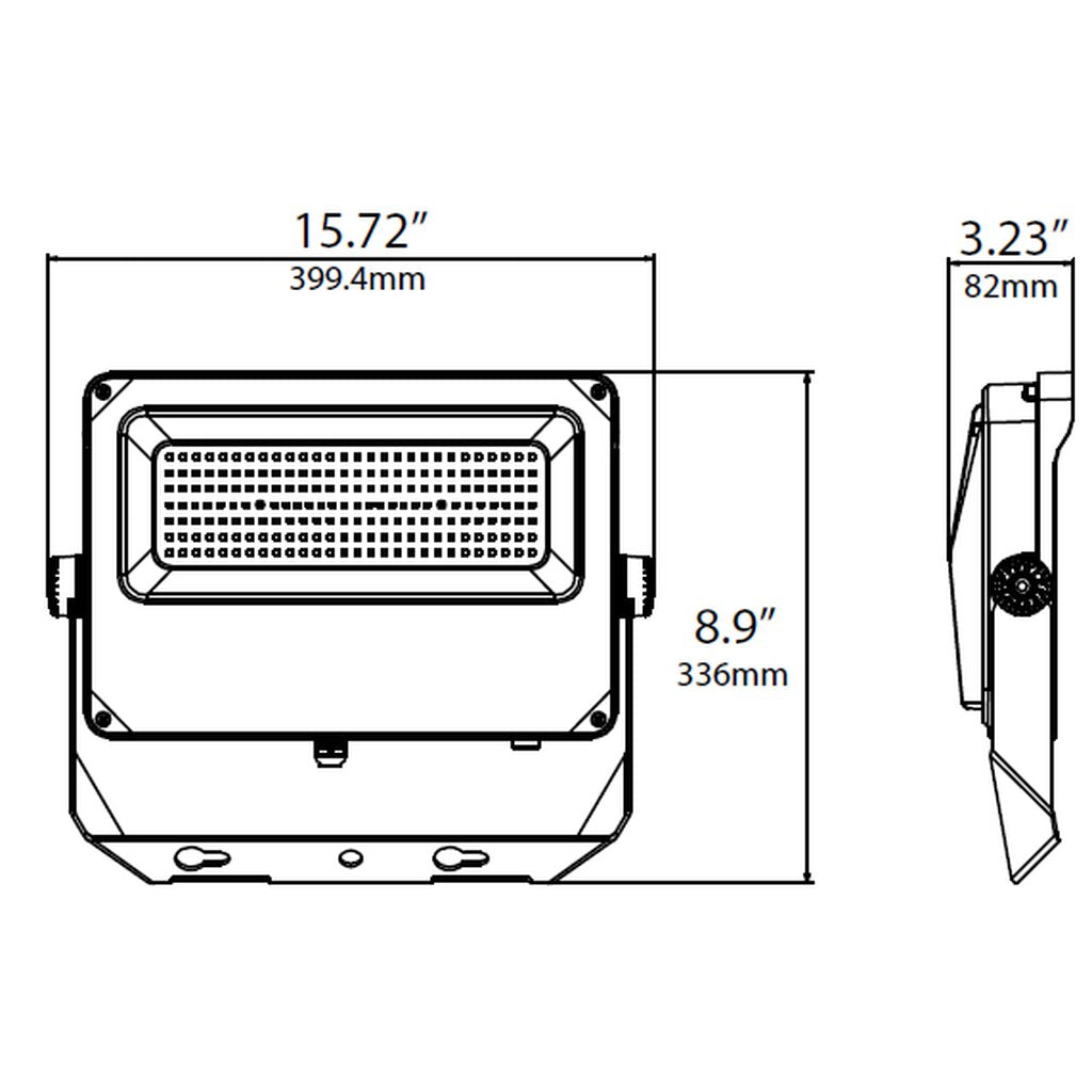 LED One LOC-MUFL-150W50KD, 150W LED Flood Light Dimmable Fixture