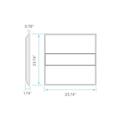 Luxrite LR25705 25W/30W/35W LED Designer Panel Flat Panel Dimmable