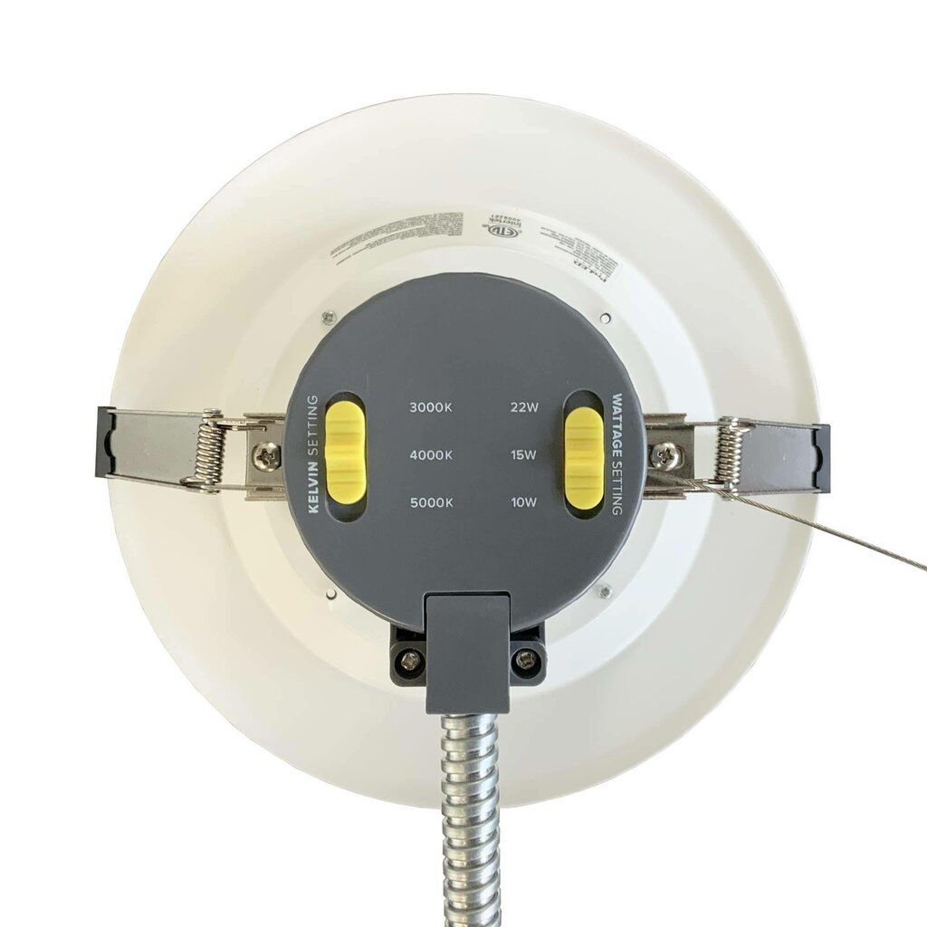 Halco 82985 10W/15W/22W LED Dimmable Fixture 6in Field Selectable