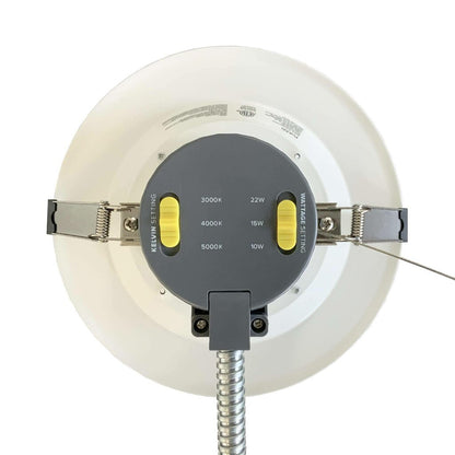 Halco 82985 10W/15W/22W LED Dimmable Fixture 6in Field Selectable