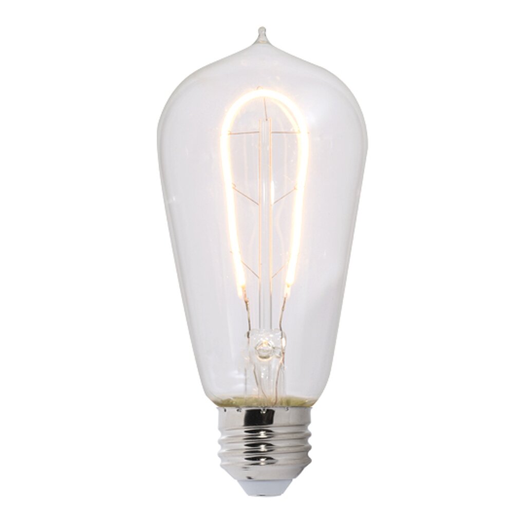 2 pack - Bulbrite 861404 (776513) 4W ST18 Amber LED Light Bulb