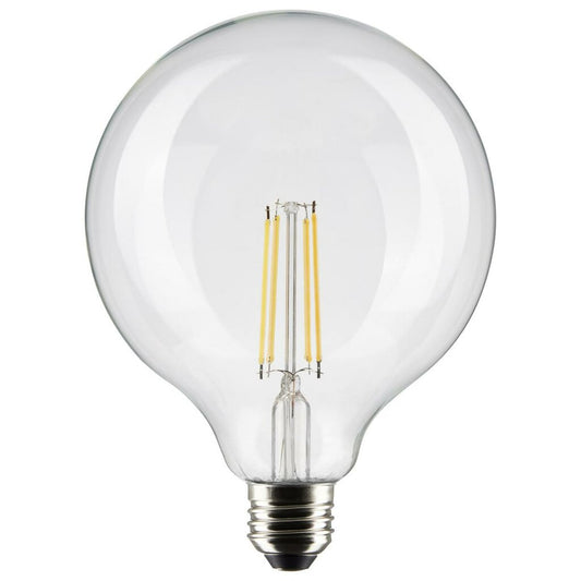 6 pack - Satco S21258 8W G40 Warm White LED Light Bulb