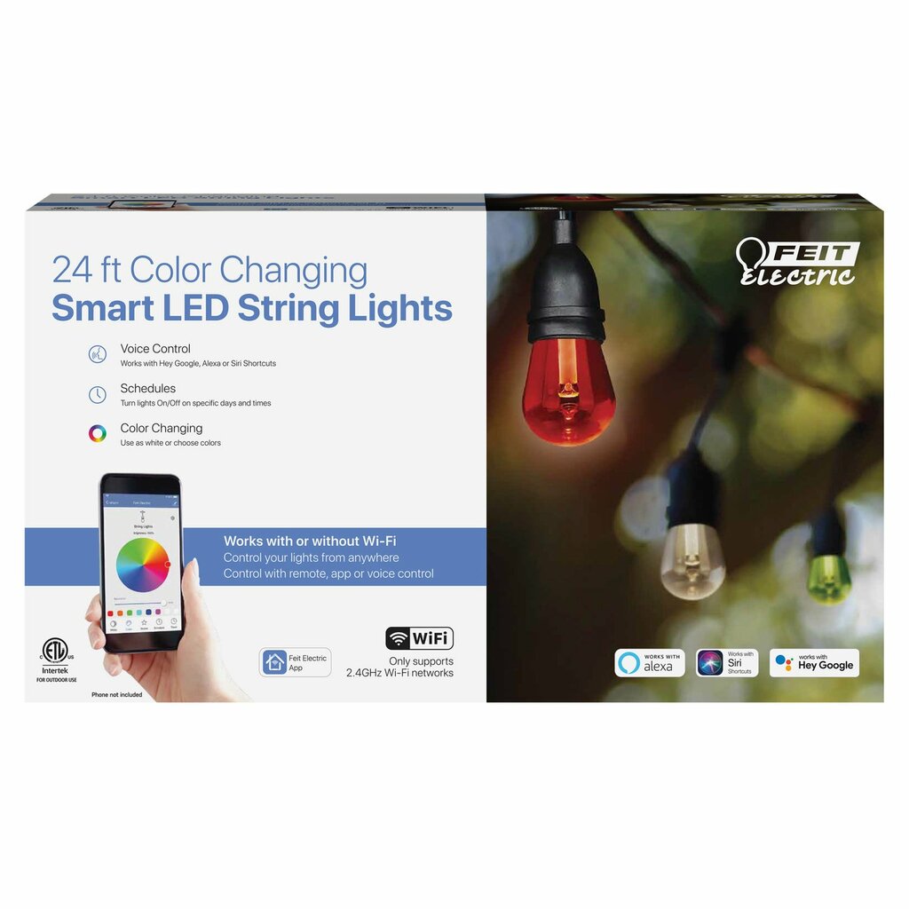 Feit Electric SL24-12/RGBW/AG String LED 24-foot Smart Light