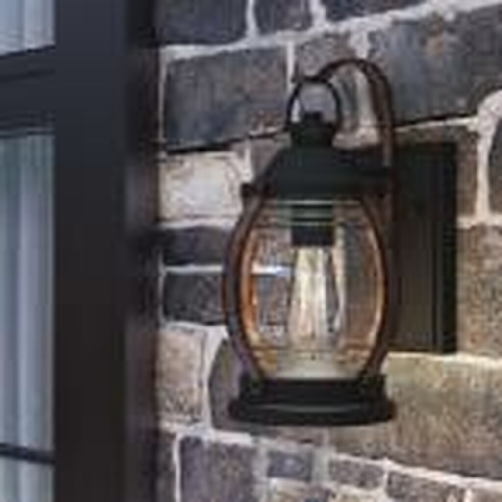 Westinghouse 6335100 Wall Pack Fixture 1 Light Wall Textured Black and