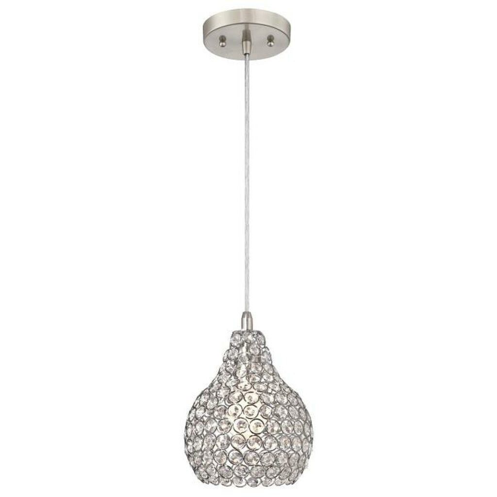 Westinghouse 6103700 Pendant Fixture 1 Light Mini Brushed Nickel