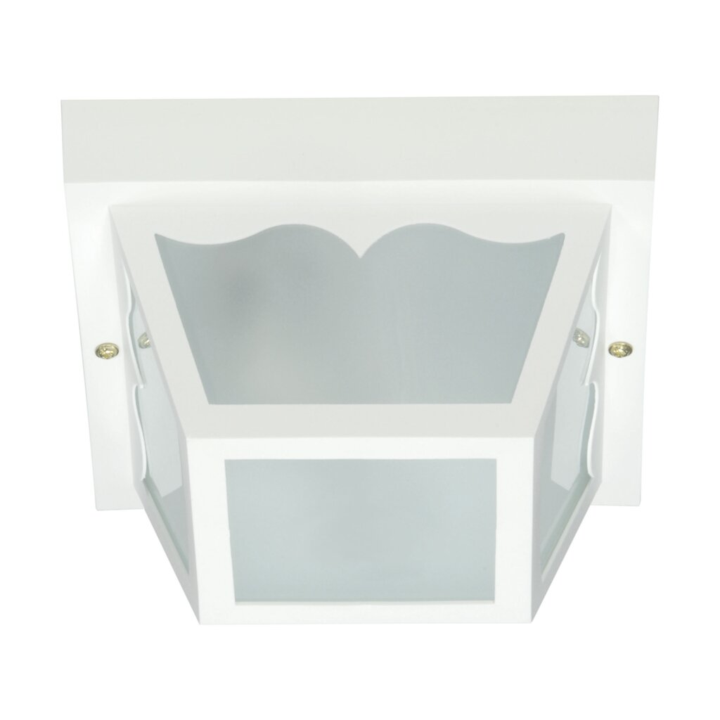 Satco SF77-835 Flush Mount Fixture 1 Light - 8" Carport Flush with