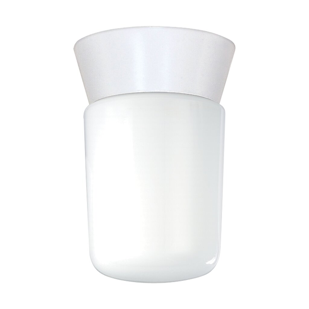 Satco SF77-533 Flush Mount Fixture 1 Light - 8" Utility Ceiling with