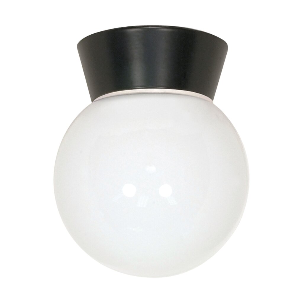 Satco SF77-157 Flush Mount Fixture 1 Light - 8" Utility Ceiling with