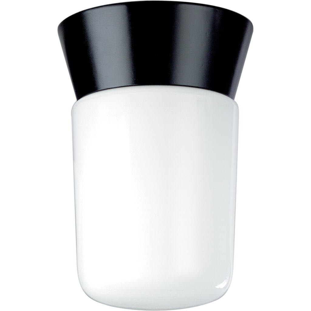 Satco SF77-154 Flush Mount Fixture 1 Light - 8" Utility Ceiling with