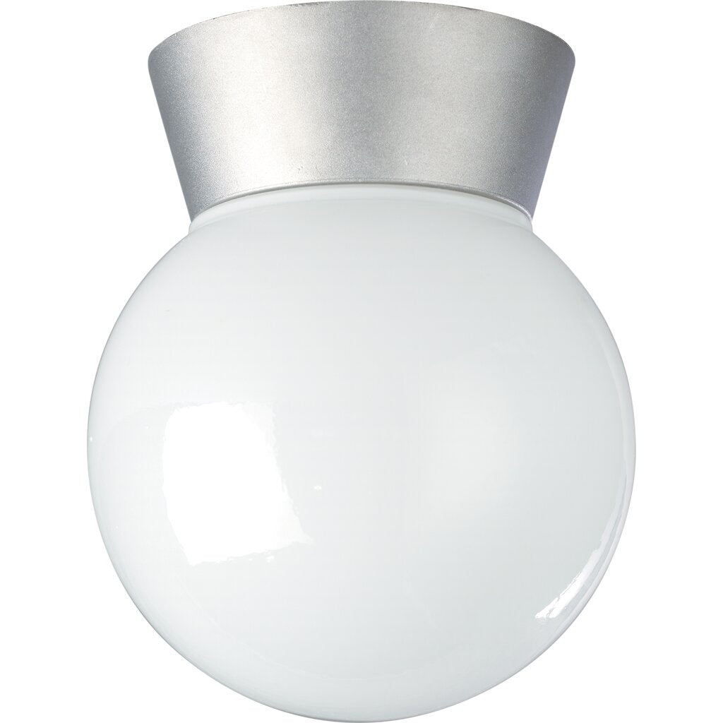 Satco SF77-152 Flush Mount Fixture 1 Light - 8" Utility Ceiling with