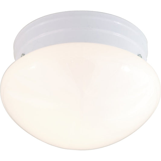 Satco SF77-062 Flush Mount Fixture 2 Light - 10" Flush with White