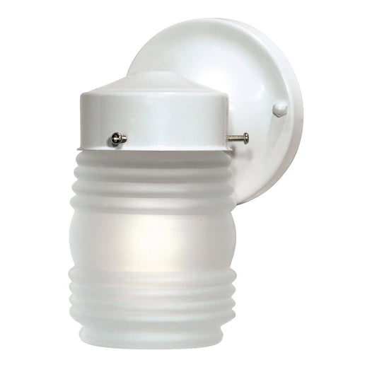 Satco SF76-702 Wall Lantern Fixture 1 Light - 6" Mason Jar with