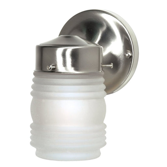 Satco SF76-701 Wall Lantern Fixture 1 Light - 6" Mason Jar with