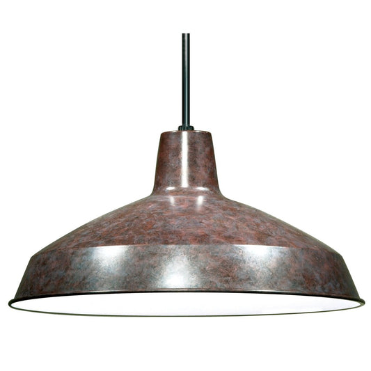 Satco SF76-662 Pendant Fixture 1 Light - 16" with Warehouse Shade Old