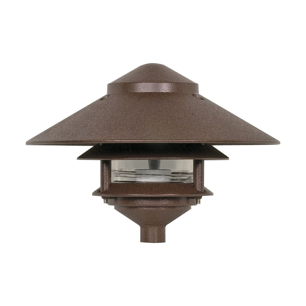 Satco SF76-635 Post Lantern Fixture 1 Light - 9" Pathway Two Louver
