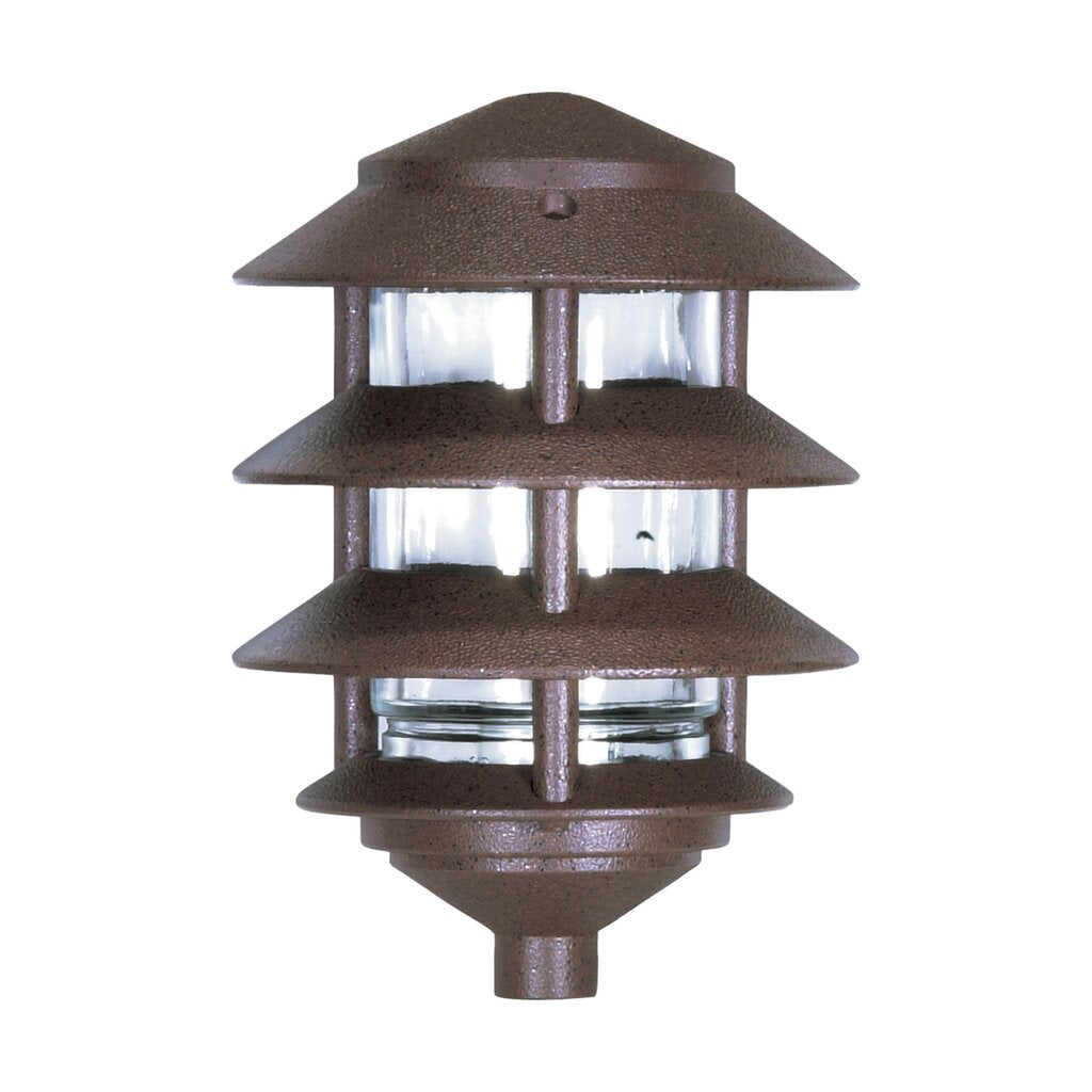 Satco SF76-633 Post Lantern Fixture 1 Light - 9" Pathway Three Louver