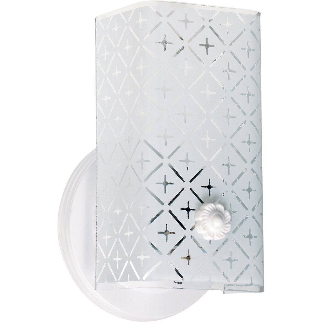 Satco SF76-273 Vanity Fixture 1 Light - 7" with Diamond "U" Channel