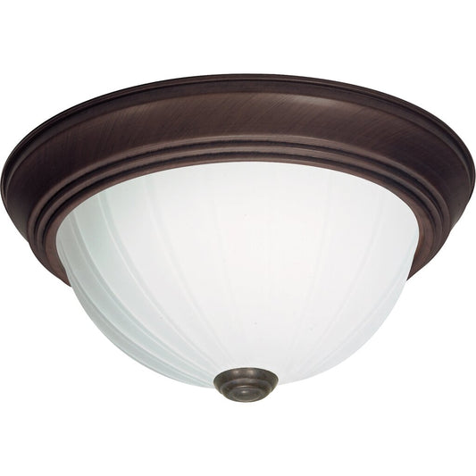 Satco SF76-247 Flush Mount Fixture 2 Light - 13" Flush with Frosted