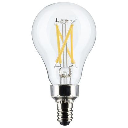 2 pack - Satco S21871 5.5W A15 LED Light Bulb