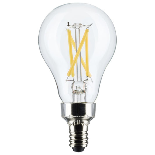 2 pack - Satco S21871 5.5W A15 LED Light Bulb