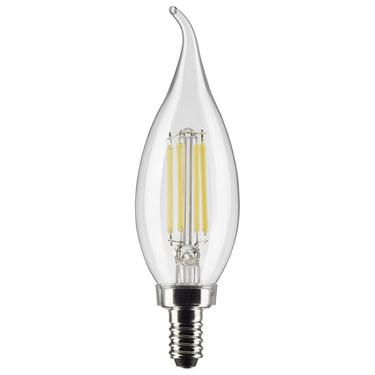12 pack - Satco S21846 5.5W CA10 LED Light Bulb