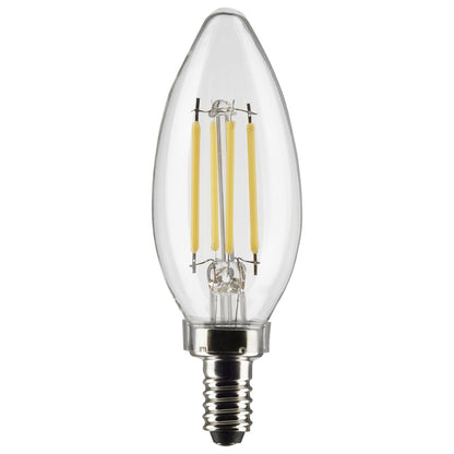 6 pack - Satco S21266 4W B11 Neutral White LED Light Bulb