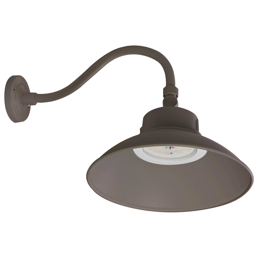 Satco 65-662 30W/40W/50W LED Gooseneck Fixture //; CCT Selectable