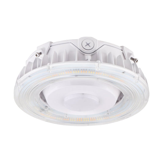 Satco 65-631 100W LED Canopy Fixture CCT Selectable; White Finish;