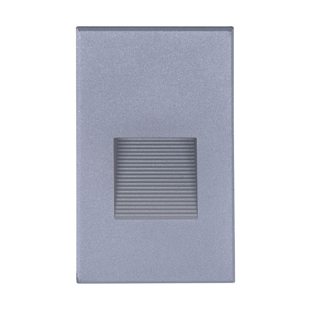 Satco 65-409 3W LED Step Light Fixture Vertical Gray Finish; 120V