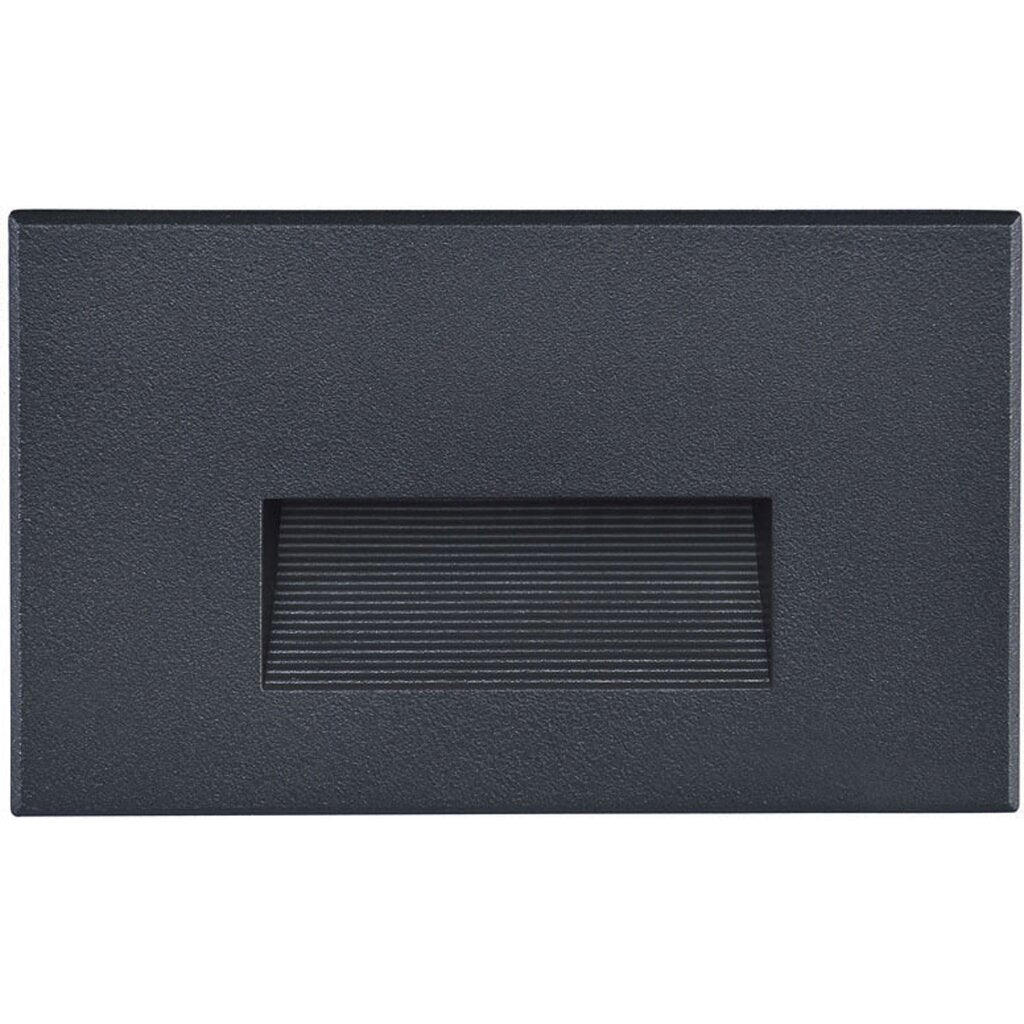 Satco 65-403 5W LED Step Light Fixture Horizontal Bronze Finish; 120V