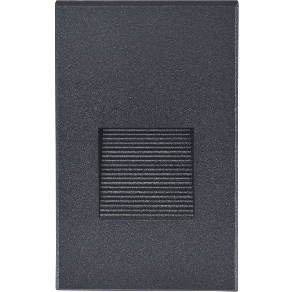 Satco 65-401 3W LED Step Light Fixture Vertical Bronze Finish; 120V