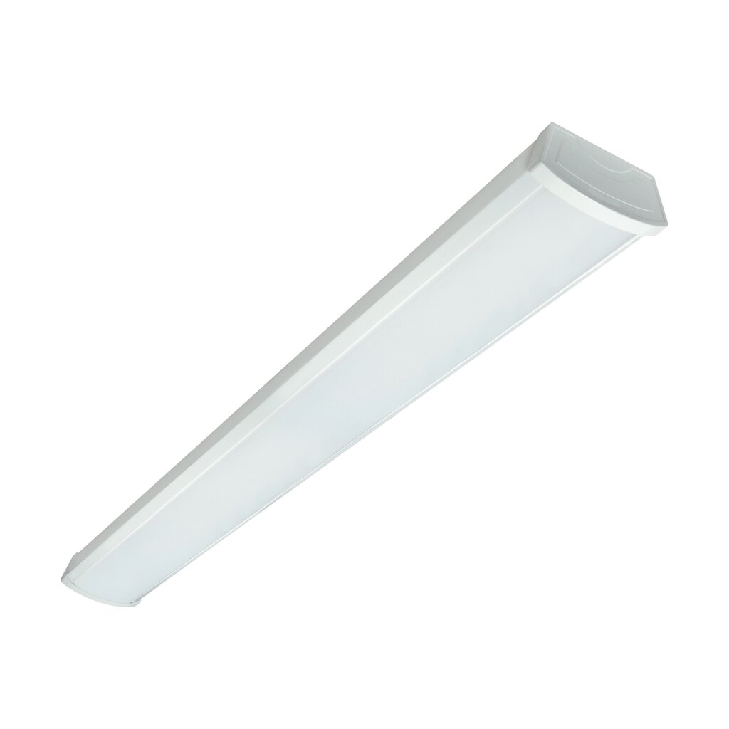 Satco 65-1089 40W LED Ceiling Wrap Fixture 4 ft.; 5000K; White Finish;