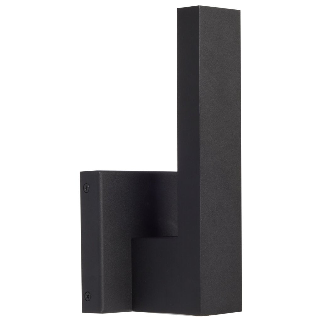 Satco 62-1425 8W LED Sconce Fixture Raven Outdoor 10 Inch; Textured
