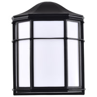 Satco 62-1397 14W LED Bulk Head Fixture Cage Lantern Black Finish with